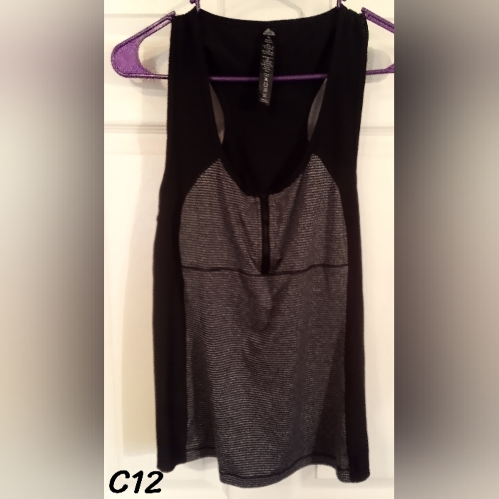 Rbx Fitted Tank Top, Sz Xlg, built in bra